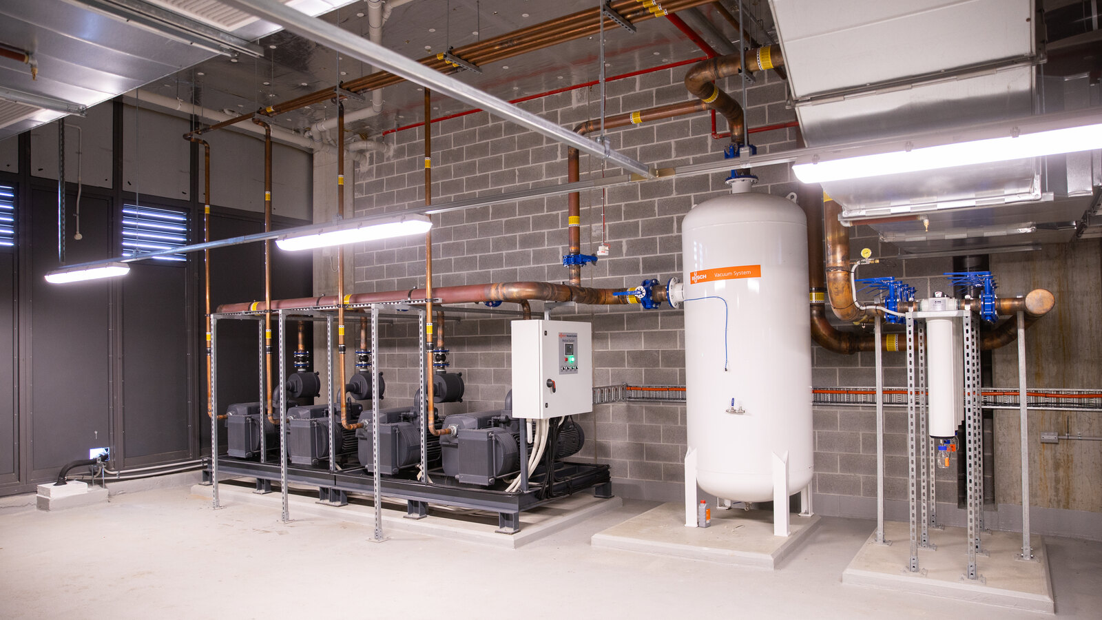 Axis medical gas pipeline installation